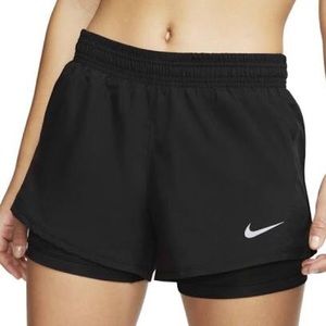 Nike 2-in-1 Black Shorts